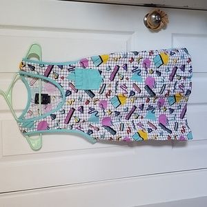 80's Print Tank Top by Massive Apparel